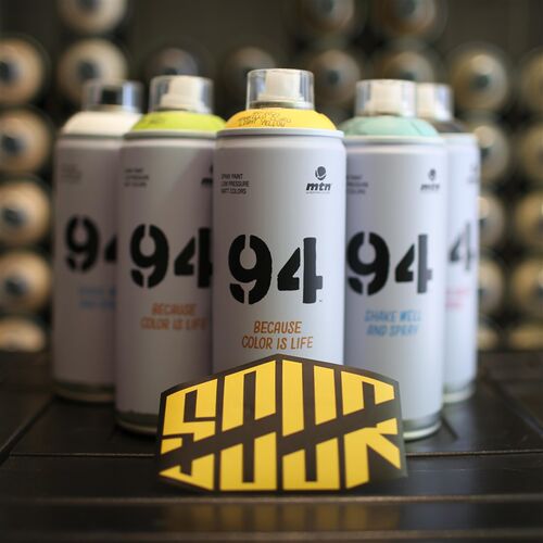 MTN94  进口涂鸦喷漆街头墙绘专用手摇喷漆 哑光艺术喷漆6支包邮