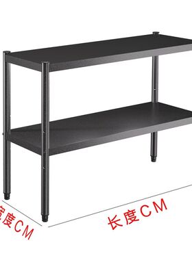 厨房置物架落地收纳层架两层微波炉烤箱架家用储物三层多层收纳层
