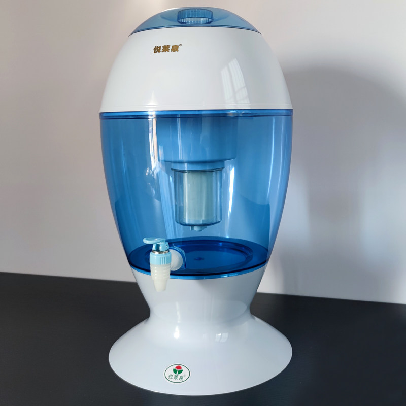 悦莱泉19升家用直饮净水壶过滤壶 滤水器矿化壶 矿泉壶净水桶新型