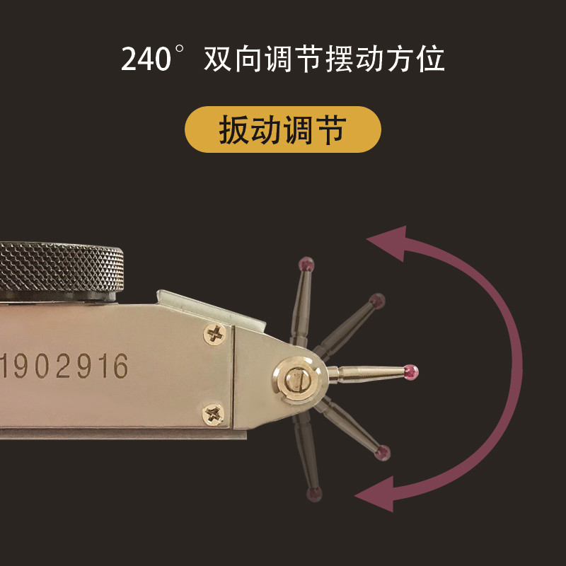三丰杠杆百分表一套校表头0-10高精度千分表0.002磁力表座测头