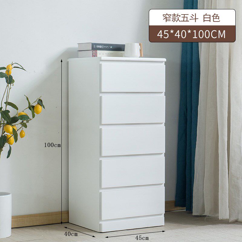 实木多功能卧室客厅五斗柜靠墙抽屉收纳小衣柜沙发边柜家用储物柜