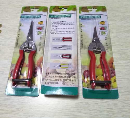 不锈钢采果剪稀果剪修枝剪花剪花椒柑橘子葡萄柚子采摘剪刀水果剪