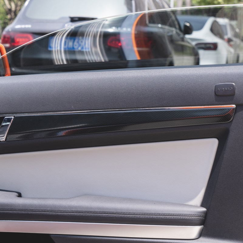 适用奔驰双门E级 COUPE e200 e260 e350改装中控台内饰面板装饰贴