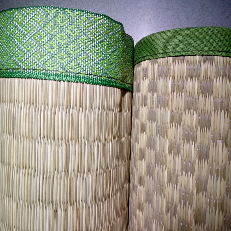 加厚草席可折叠凉席1.5加密舒适简约折叠席 空调席兰草蔺草席1.8