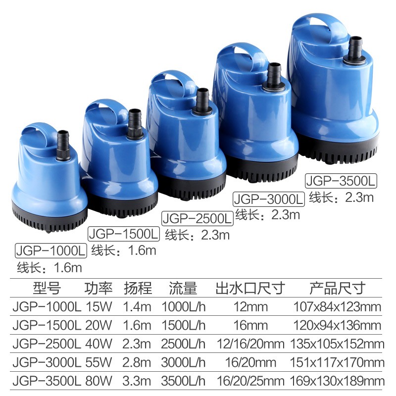 森森鱼缸潜水泵底吸水族箱抽水泵过滤超静音小型水泵低水位换水泵