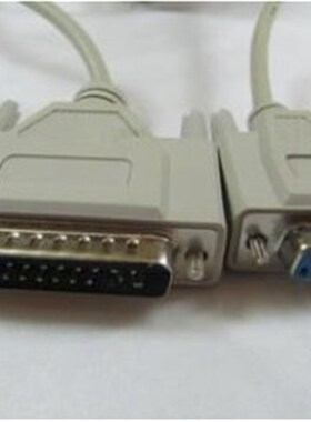 DB9孔/DB25针线 25针转9孔 9母/25公 M/F 3米 全铜 串口转并口线