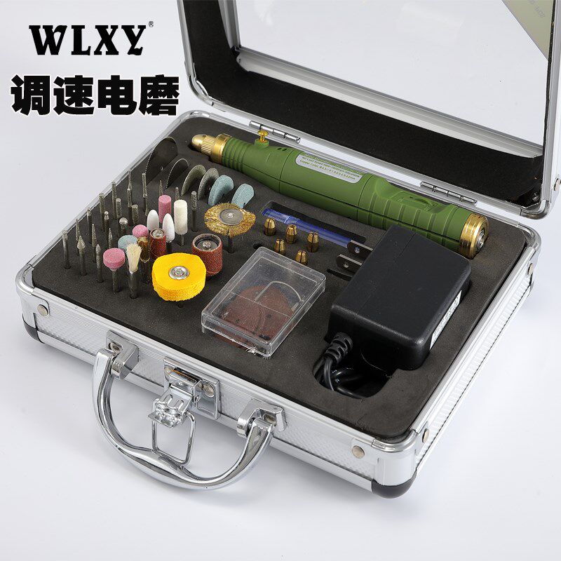 微型电磨迷你小电钻玉石雕刻机小型木雕根雕刻字抛光打磨电动配件