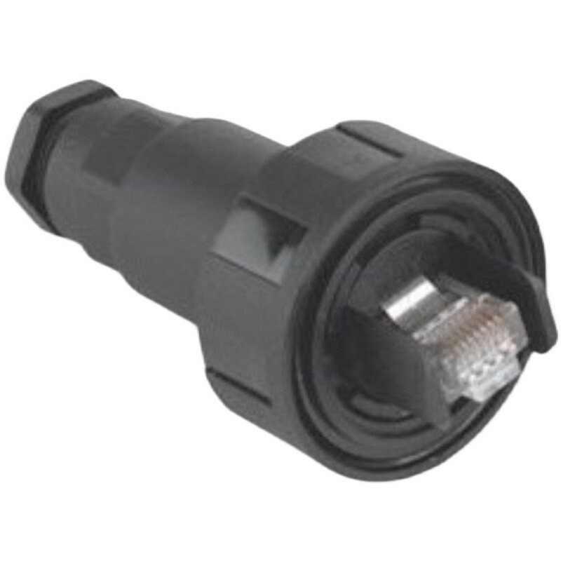 模块连接器, RJ45 插头, 1 x 1 (端口), 8P8C, Cat5e, IP68, 电缆
