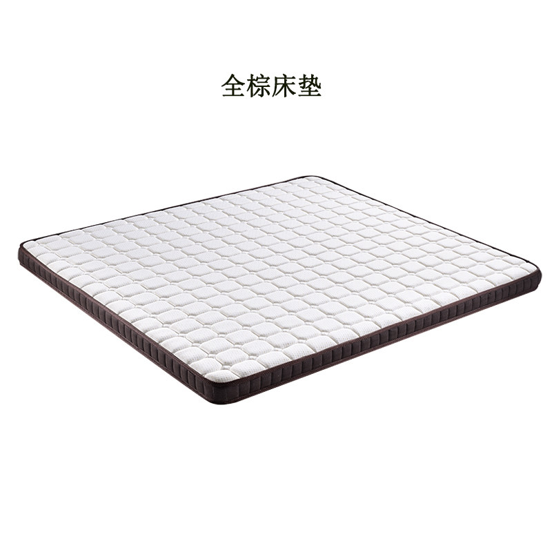 床垫 全棕垫 天然椰棕垫 弹簧乳胶 软硬适中 1.5米1.8m双人经济型