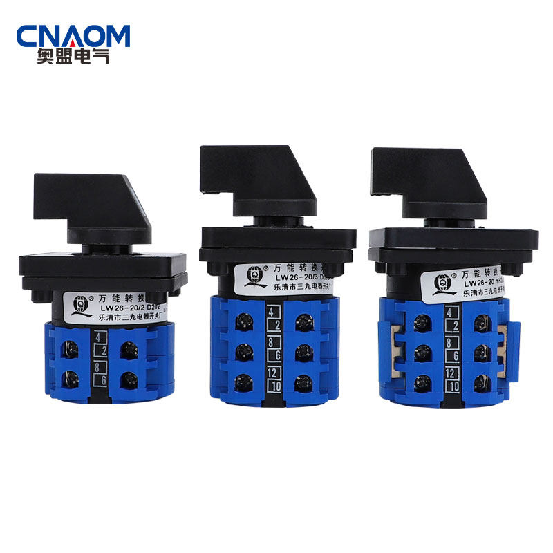 万能转换开关LW26-20电机正反转组合开关LW39B-16 /3 D303/3银点