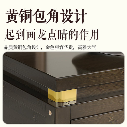 新中式花架子客厅落地式2023新款高端花盆托架植物摆放架展示架竹