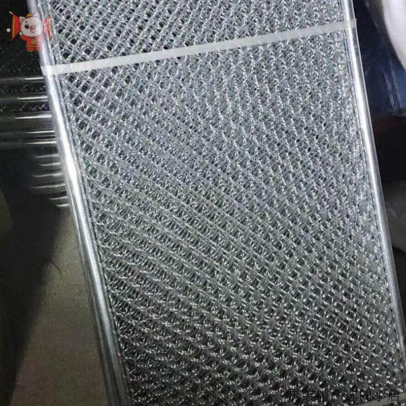 加密加粗钢丝地垫不锈钢丝网铁丝地毯家用进门脚垫楼道除尘刮泥垫