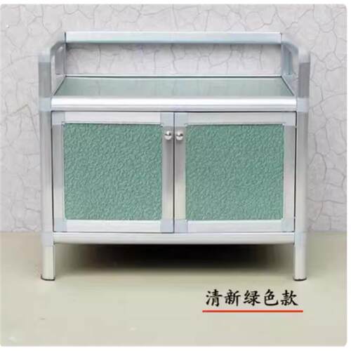 碗盘柜家用厨房整体橱柜收纳柜置物架收纳柜多功能组装经济型简易