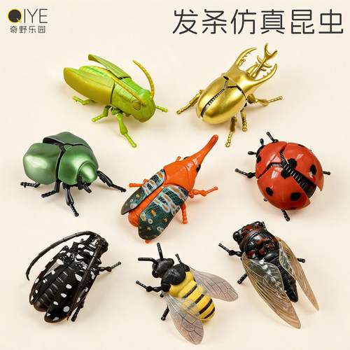 大号发条昆虫玩具仿真甲虫模型