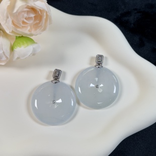 YM1372 1平安扣吊坠天然缅甸A货翡翠多样性发一件 老爸评测