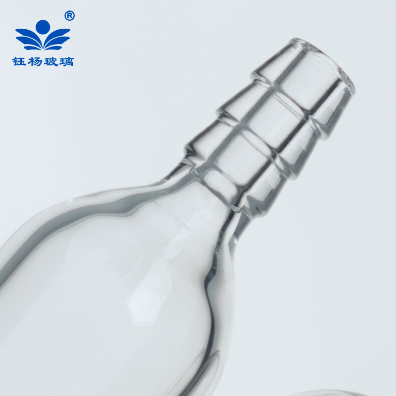 单排双排管真空气体分配器可互换四氟节门左右开口小嘴 玻璃活塞