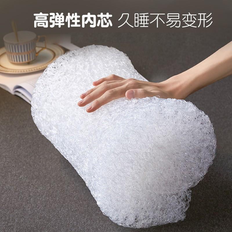 空气纤维枕头夏季4D透气可水洗硬枕芯学生宿舍单人颈椎排汗四季