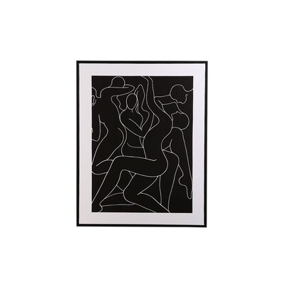 黑白艺术抽象线条装饰画客厅沙发背景墙画样板间玄关走廊卧室挂画