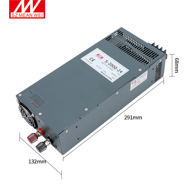 铭伟大功率S-1000-24V42A  S-1500-24V直流开关电源220V转24V输出