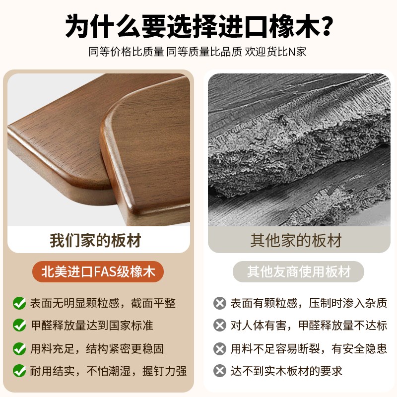 全实木橡木衣柜家用卧室胡桃色柜子平开门一门到顶储物大衣橱定制