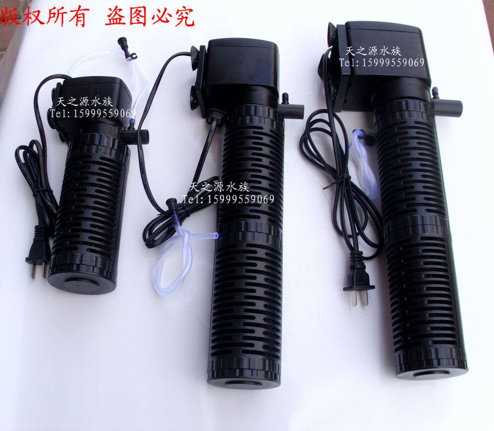 闽江NSF802/801/803缸内置过滤抽水喷氧潜水泵带棉鱼缸水族净清水