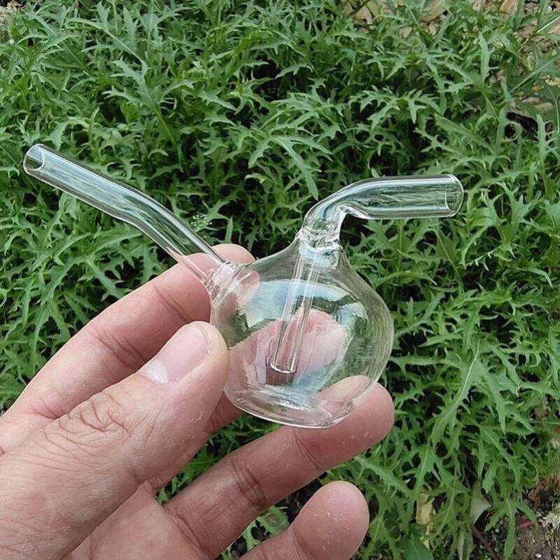 多功能过滤嘴壶香小烟斗汉水壶烟斗便携男士粗烟玻璃水烟袋嘴