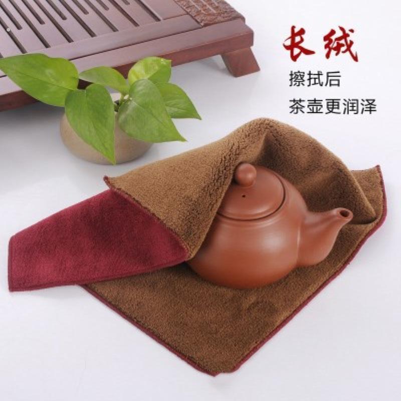 茶巾茶布吸水高档茶桌抹布高端茶台吸水布不掉毛茶具专用养壶毛巾
