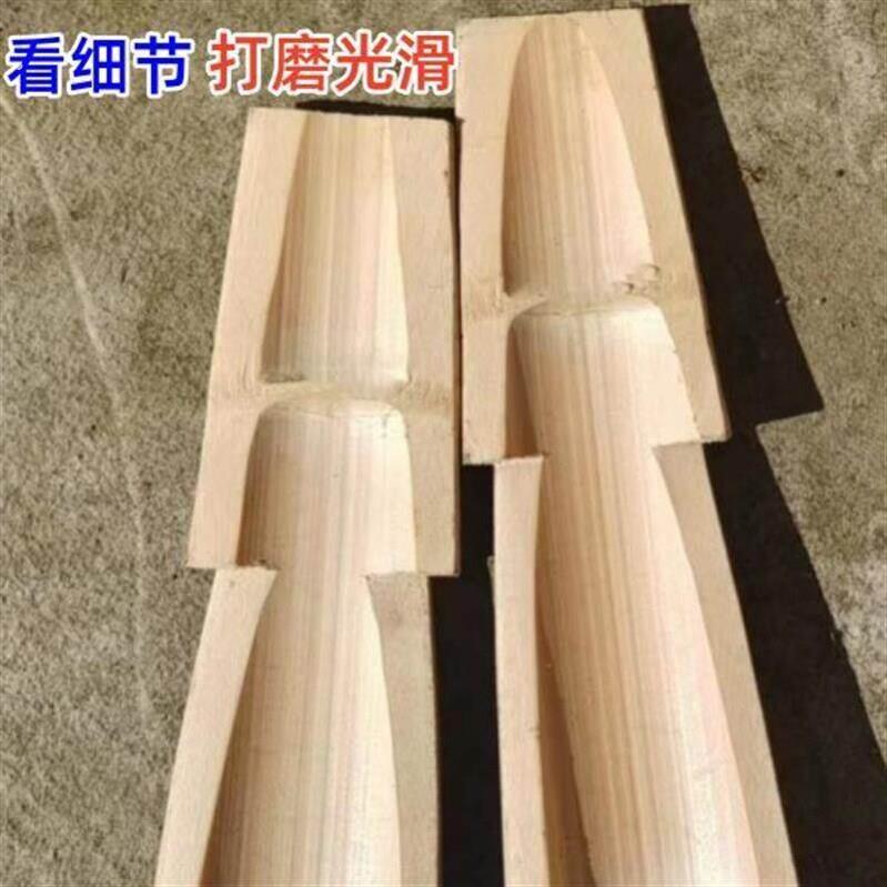 加厚老楠竹扁担农用挑水新款扁担老式担子双钩子家用厚手工竹子