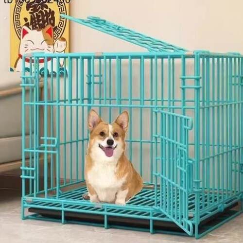 狗笼子小型犬泰迪中型犬室内家用带厕所分离折叠猫笼兔笼鸽笼鸡笼