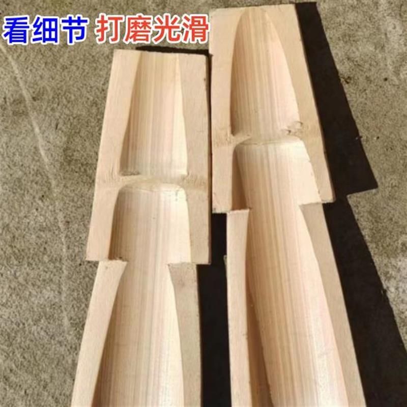 加厚老楠竹扁担农用挑水新款扁担老式担子双钩子家用厚手工竹子