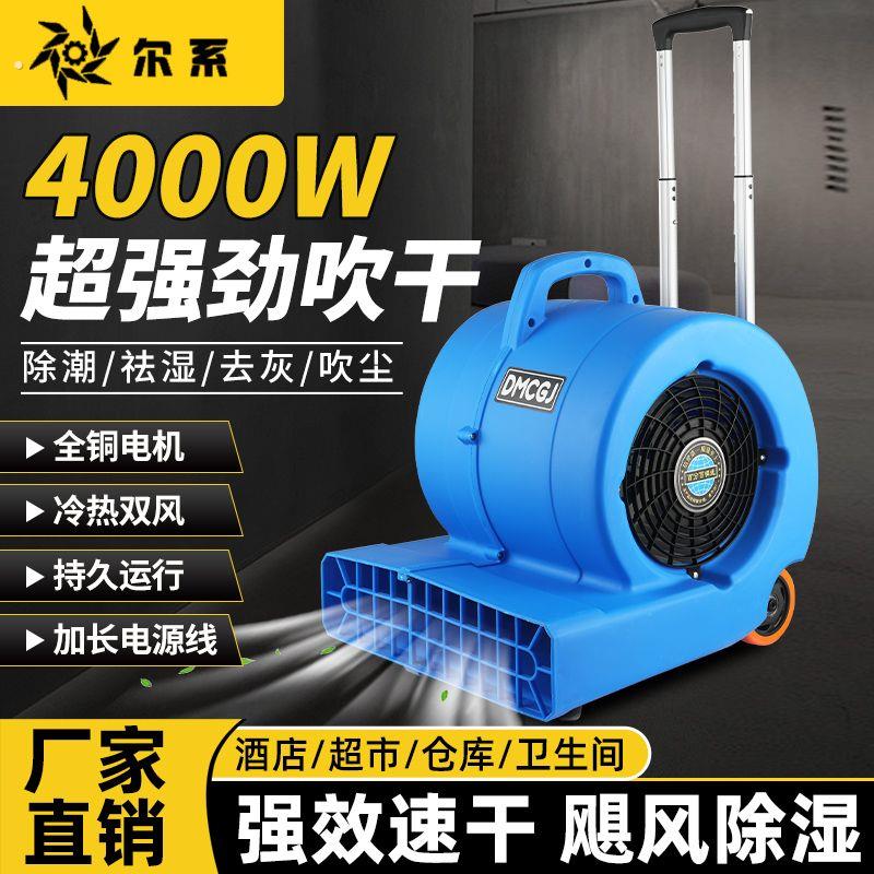 鼓风机大功率强力吹风静音吹地机地面吹干机强风商用机家用厕所速