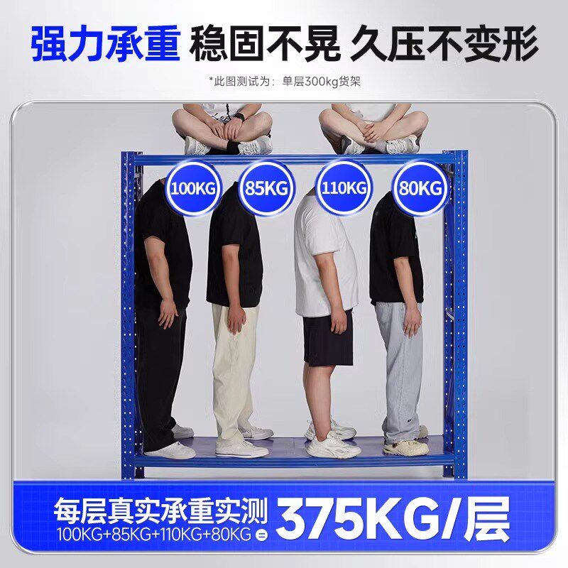 两三层小货架家用厨房置物架收纳阳台一米多层加厚鱼缸衣柜矮架子