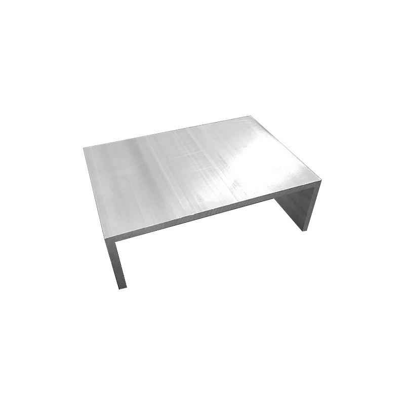 铝合金U型槽铝220*73*7mm加厚工业铝槽导轨内径206mm凹槽铝型材