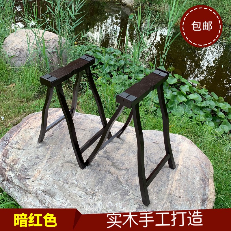 实木古筝架子A型支架琴腿脚架可折叠便携手提式支架通用高档人字
