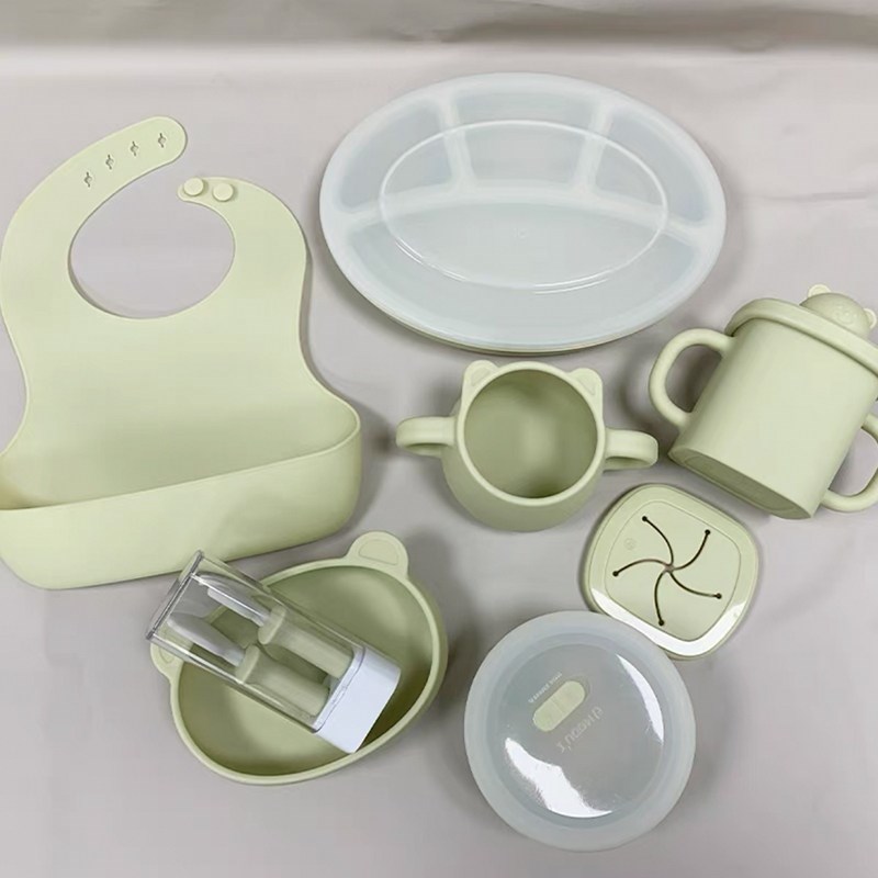 韩国进口modui硅胶儿童辅食套装宝宝餐具套装精品超值大礼盒送礼