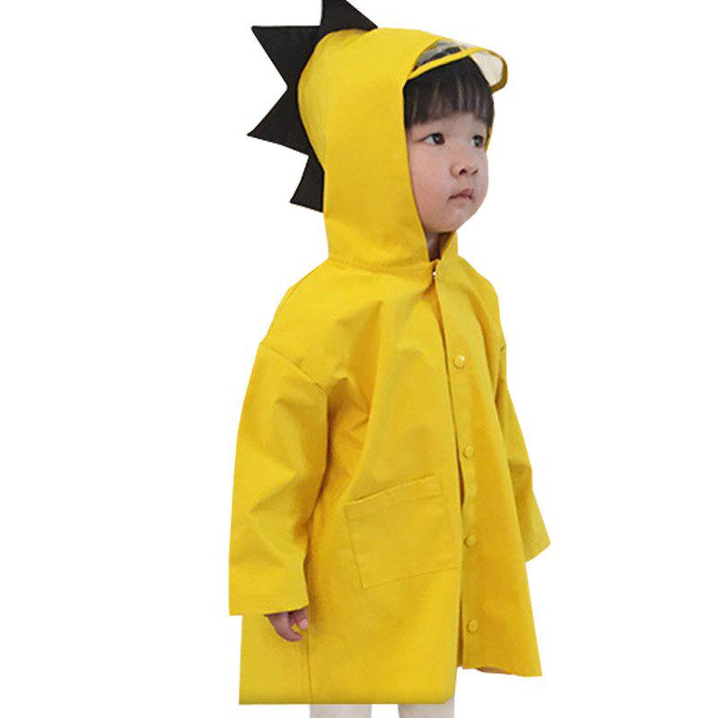 小恐龙儿童雨衣斗篷式轻便防暴雨雨衣