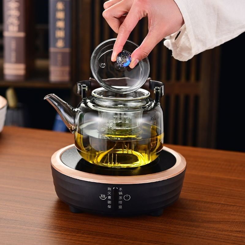 电陶炉茶炉迷你小型家用玻璃煮茶器铁壶烧水泡茶光波炉非电磁炉