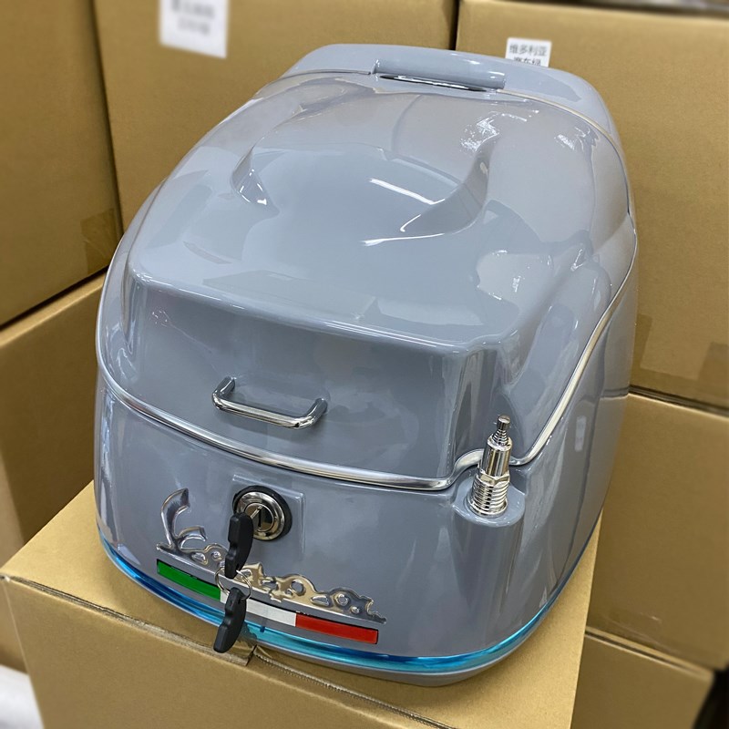 维斯帕150冲刺摩托车头盔尾箱gts300Vespa后备箱尾架后货架载物