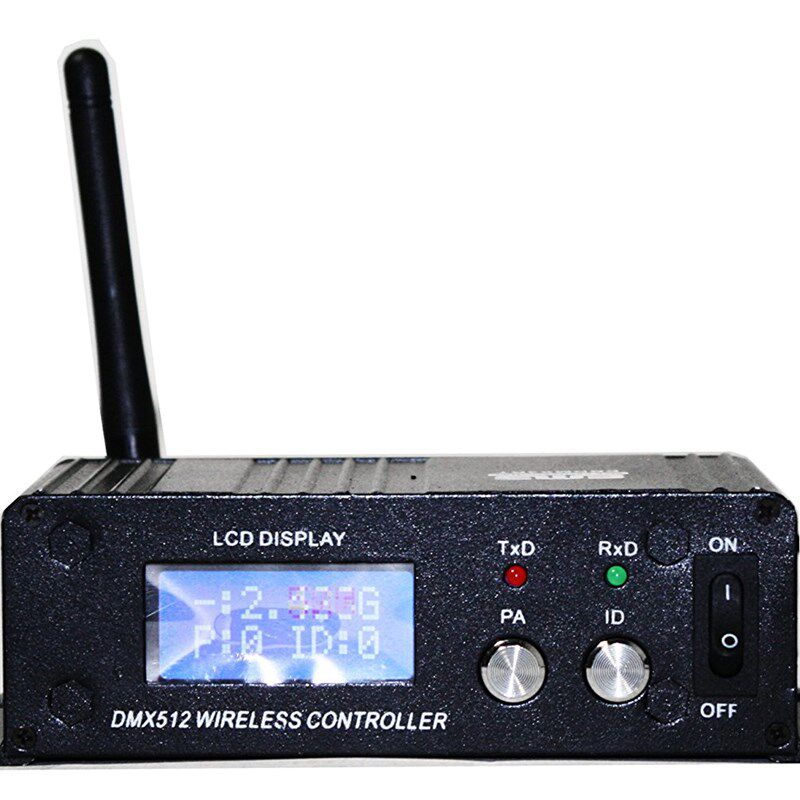 包邮 数字显示DMX512无线收发器 激光舞台灯光控制 DMX无线控制器