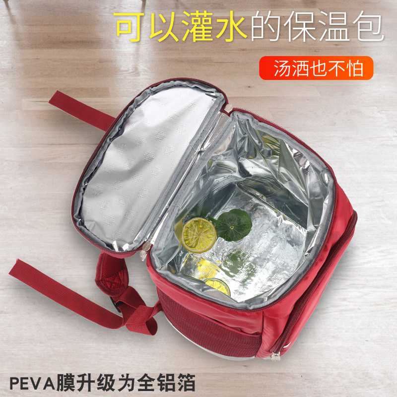 户外双肩保温包防水外卖背包送餐箱食品保鲜冰包大号加厚冷藏箱