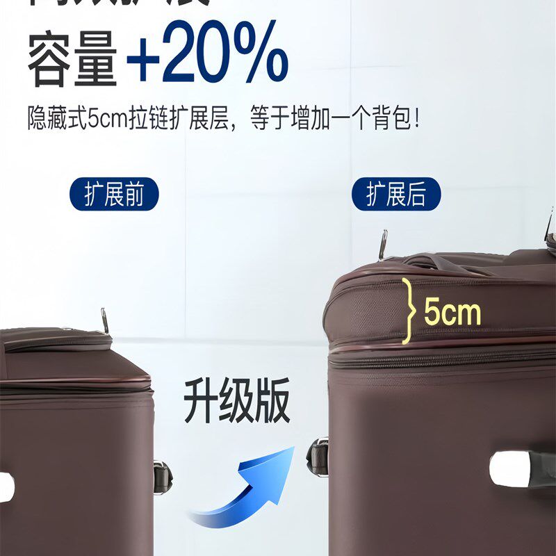 牛津布行李箱万向轮拉杆箱男女学生密码箱20寸旅行箱24寸26寸布箱