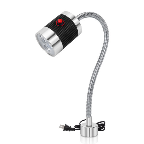 机床工作灯强磁座磁铁缝纫机冲床车床磨床24V36V220Vled照明台灯