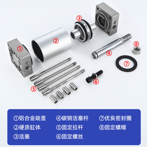 SC32/40/50X25x50x100x150x200x300x400-S小型大推力标准气缸大全