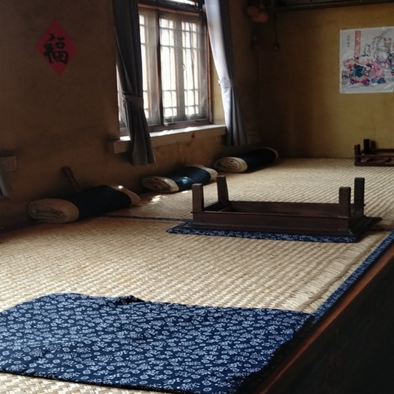 东北火炕专用炕垫手工编织老式炕席家用农村土炕耐高温芦苇草席子
