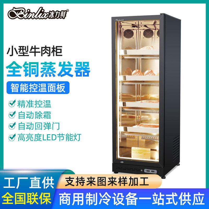 冰力鲜牛肉柜商用西餐牛排柜烤肉店湿式排酸柜小型展示柜保鲜柜