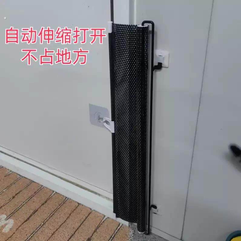 防止猫咪出门防猫进卧室宠物栅栏拦猫伸缩栅栏安全隔断挡板神器