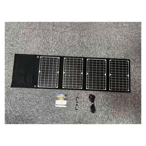 30WETFE折叠太阳能板QC3.0输出5V9V12V户外应急移动电源充电器