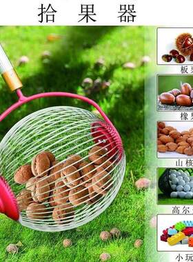 捡栗子神器捡板栗神器拾果器捡果器坚果山核桃伸缩杆农用工具扒打
