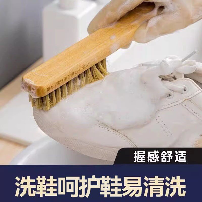 猪鬃毛洗衣服专用刷软毛不伤衣毛刷板刷洗鞋刷子家用鞋刷洗衣刷子