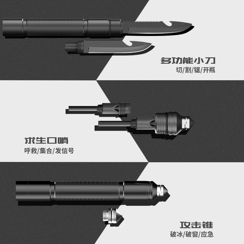 户外便携式折叠求生多功能兵工铲野营旅行工兵铲车载锰钢兵工铲子